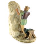 A Capodimonte limited edition figure of Michaelangelo, the Sculptor, number 176 of 500 by