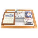 A quantity of Titanic memorabilia, to include the Story of the Titanic boxed book, Titanic Last