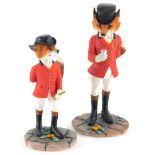 A Border Fine Arts Lord Reynard figurine, A7653 and another A7655, (2).