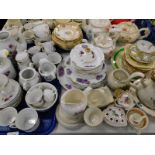 Various part teawares, various teapots, etc. (a quantity)