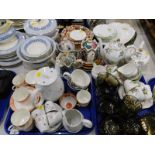 Part dinner wares, to include Royal Semi porcelain Ridgways part tea wares, to include Regency Lilly