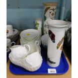 A collection of Coalport and Portmeirion, to include Coalport Countryware pattern teacups and