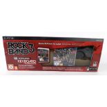 A Playstation 3 Rock Band 3 keyboard and software/game, boxed.