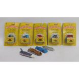 Five Moko Lesney Matchbox Originals Limited Edition vehicles, comprising Barford Road Roller (No