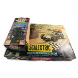 A Hornby Scalextric Model Motor Racing Set, No FJ.31, Formula Junior Cars, together with track