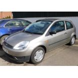 A Ford Fiesta Finesse, Registration FV04 GXW, three door hatchback, petrol, 1242cc, silver, first