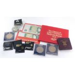 A Royal Mint proof set The Coinage of Great Britain and Northern Ireland 1973., commemorative crowns