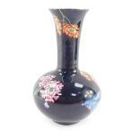 A Wood & Sons late 19thC pottery vase decorated in the Formosa pattern, pattern no X591., printed an