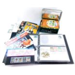 Philately. EII, mint commemorative stamps and first day covers, together with stock books of mint an