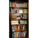 Books to include Cookery, History, Bibles, Football, etc. (6 shelves)