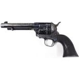 A replica Wild West single action army .45 calibre revolver, model 1874, 28cm long.