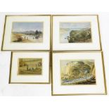 After E A Williams (1824-98). A group of four military related prints, to include Picket At Nukumaru