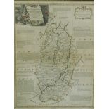 After Emanuel Bowen. An accurate map of Nottinghamshire, describing in Woapontakes and Divisions, la