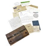 A small group of ephemera relating to the Nicholls family, to include appointment cards, national i