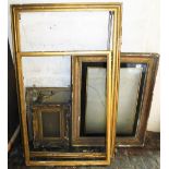 Various gilt picture frames, various sizes. (AF)