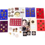 A group of collectors coins and tokens, to include Roman reproduction coins, commemorative coins, to