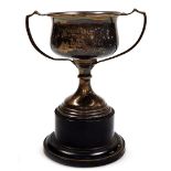 A George V silver trophy cup, engraved Sydenham Motor Club, Spa Trophy Trial 1935, A.S. Whiddington