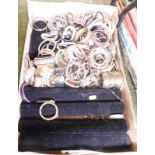 Withdrawn Pre-Sale by Vendor. A group of modern costume jewellery, bangles of varying design, mainly