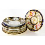 Various decorative cabinet plates 19thC and others, a 19thC Coalport style example, decorated with b