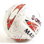 A signed football, from Middlesborough Football Club.
