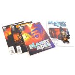 Four sets of Planet of the Apes limited edition books, each with certificates and bearing signatures