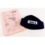 A 'The Bill' script, for episode 193 'Promised Land,' signed by a number of the cast, and a 'The Bil
