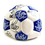 A Rangers FC signed football.