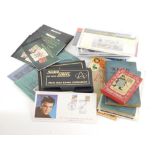 A quantity of First Day covers, a Chad Valley Happy Families game, a small stamp album, two small st