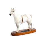 A Beswick Connnoisseur matt glazed model of Champion the Welsh Mountain pony, number 3614, on a hard