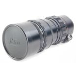 A Leitz Canada 280mm f4.8 Telyt lens, number 2122685, for a Visoflex.