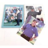 Various items of golf memorabilia, to include two Phil Mickelson photographs, bearing signatures and