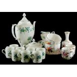 A quantity of porcelain, to include Royal Crown Derby Derby Posies, Coalport pieces decorated with b