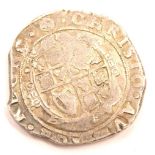 A Charles I half crown mm triangle.