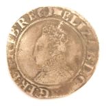 An Elizabeth I shilling.