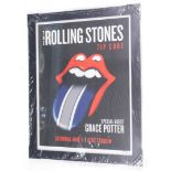 A limited edition Rolling Stones Zipcode poster, for Saturday 6th June number 373 of 500, 68cm x 53c