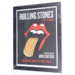 A limited edition Rolling Stones Zipcode poster, for Wednesday 20th June number 89 of 500, 68cm x 53
