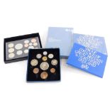 A Royal Mint Festival of Britain 1951 specimen coin set, and other presentation coins.