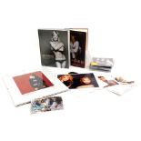 A collection of signed pop memorabilia, to include a copy of Melanie B 'Catching a Fire,' bearing a
