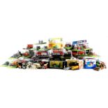 A quantity of modern die cast collectable toys, agricultural machinery to include tractors, Del Prad