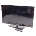 A Samsung 40 inch LCD television, with remote.