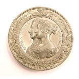A Queen Victoria and Prince Albert International Industrial exhibition 1851 commemorative medallion