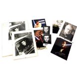 Hollywood and other film star photographs, some bearing signatures, to include Ewan McGregor (variou