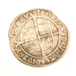 A Henry VIII silver groat 4d.