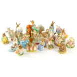 A collection of mainly Beswick Beatrix Potter figures, brown back stamp (AF, 27).