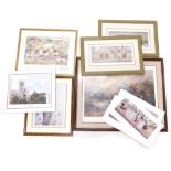 A quantity of artist signed limited edition prints, to include works by Andrew P Grundon, Robert To