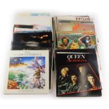 A quantity of LP records, to include Queen, Greatest Hits, Night at the Opera, Made in Heaven, Meatl