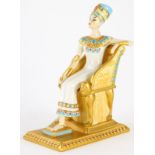 A Coalport Collectables Egyptian Collection figure Kamilab, limited edition number 449 of 750, print