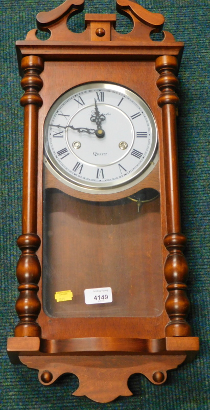 A Timemaster wall clock.