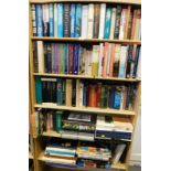 Various books, relating to history, war, etc., gardening, atlas's, antiques, etc. (1 bookcase)