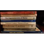 A collection of art related books, Impressionism, Todd (Pamela), The Impressionists at Home, Matisse